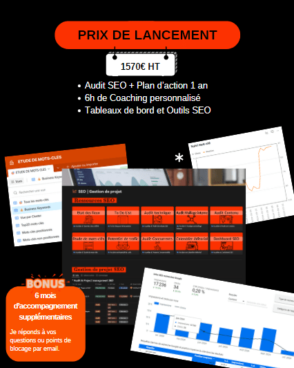 contenu de l'offre de coaching seo