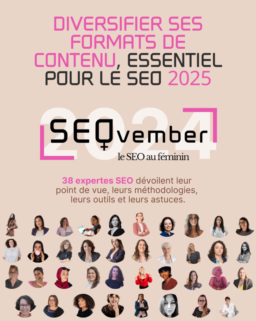 seovember 2024 - 38 expertes SEO partagent leurs conseils sur la diversification des contenus