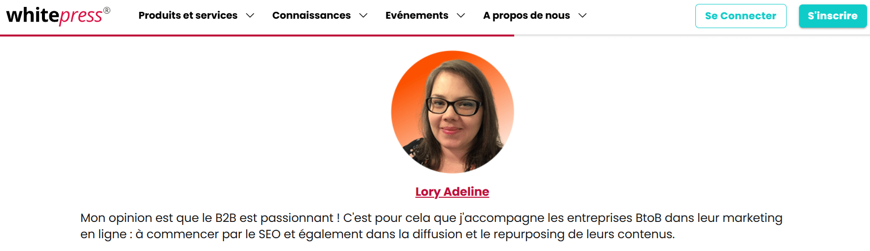 femmes du seo : portrait d'adeline lory sur whitepress