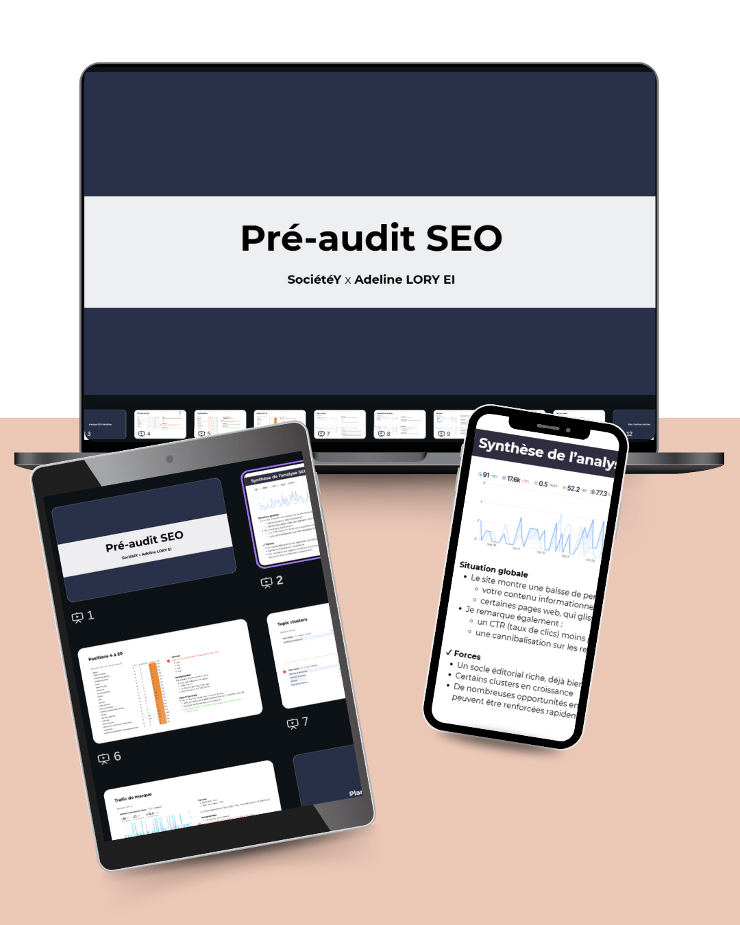 template de pré-audit seo